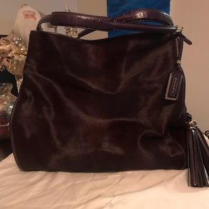 Coach Collectors Hair Calf Handbag